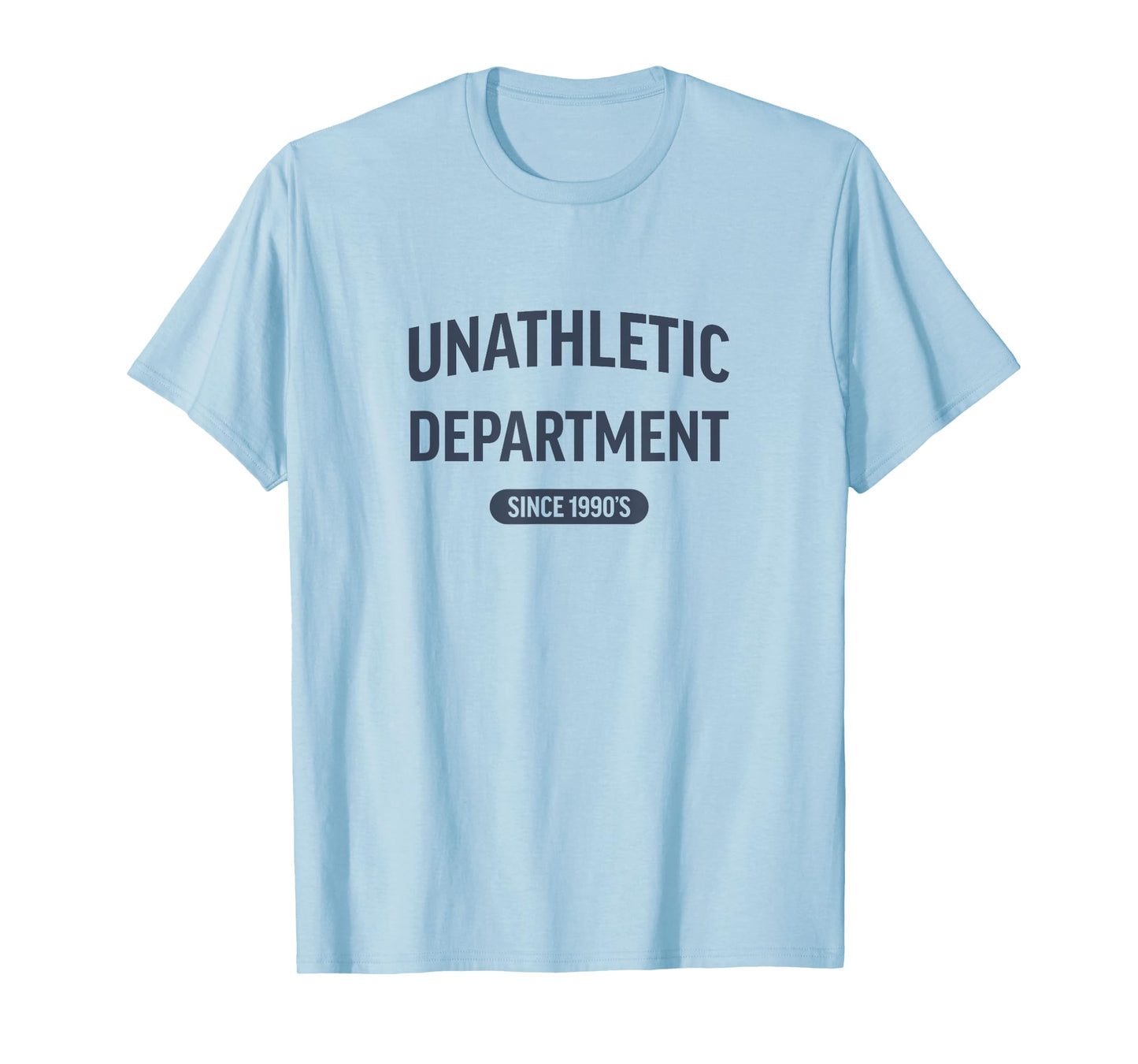 Unathletic Department Retro 90s Funny Sports Parody T-Shirt