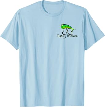 Rusty Hooker T-shirt fishing outdoor coastal mahi mahi