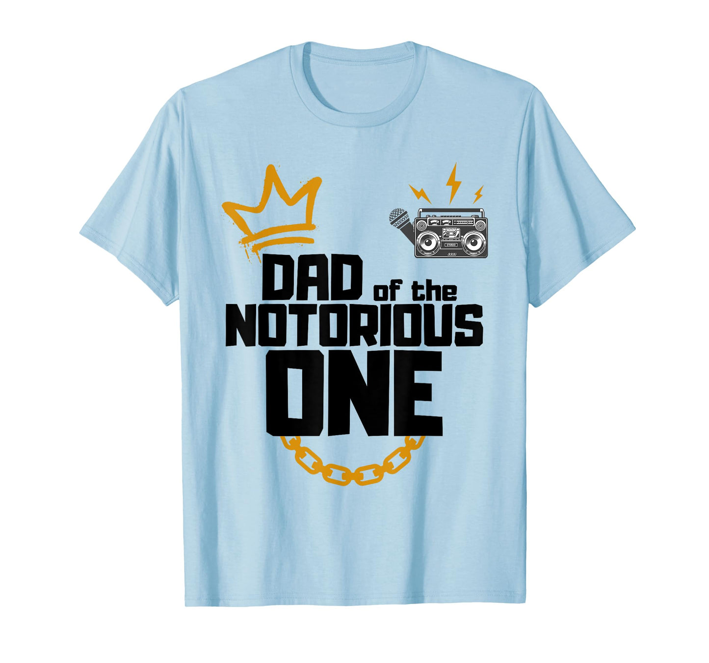 Dad Of The Notorious One Old School 1st Hip Hop Birthday T-Shirt