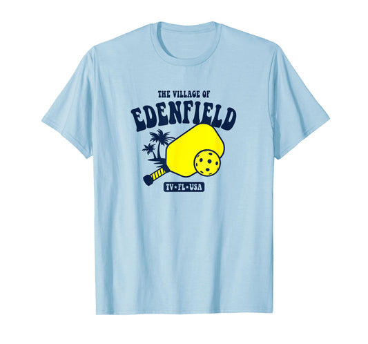 The Village of Edenfield TV FL USA Pickleball Design T-Shirt