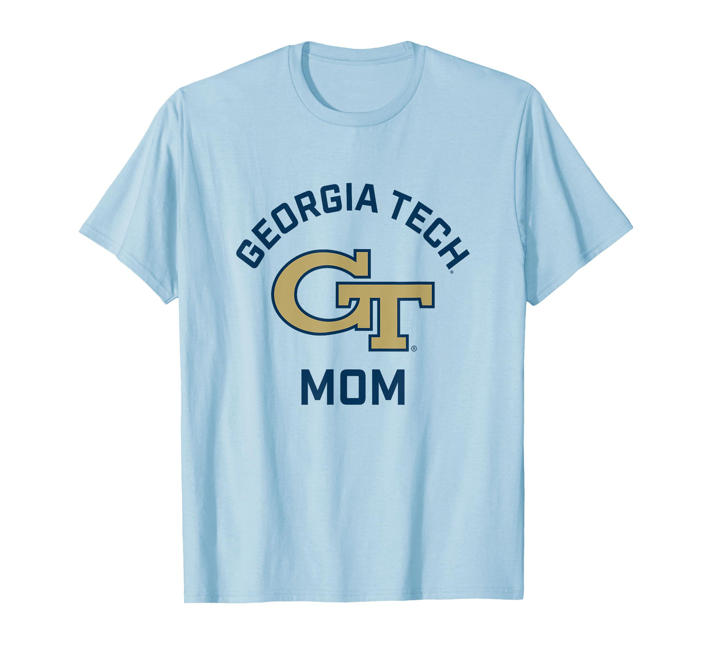 Georgia Tech Yellow Jackets Arched Mom T-Shirt