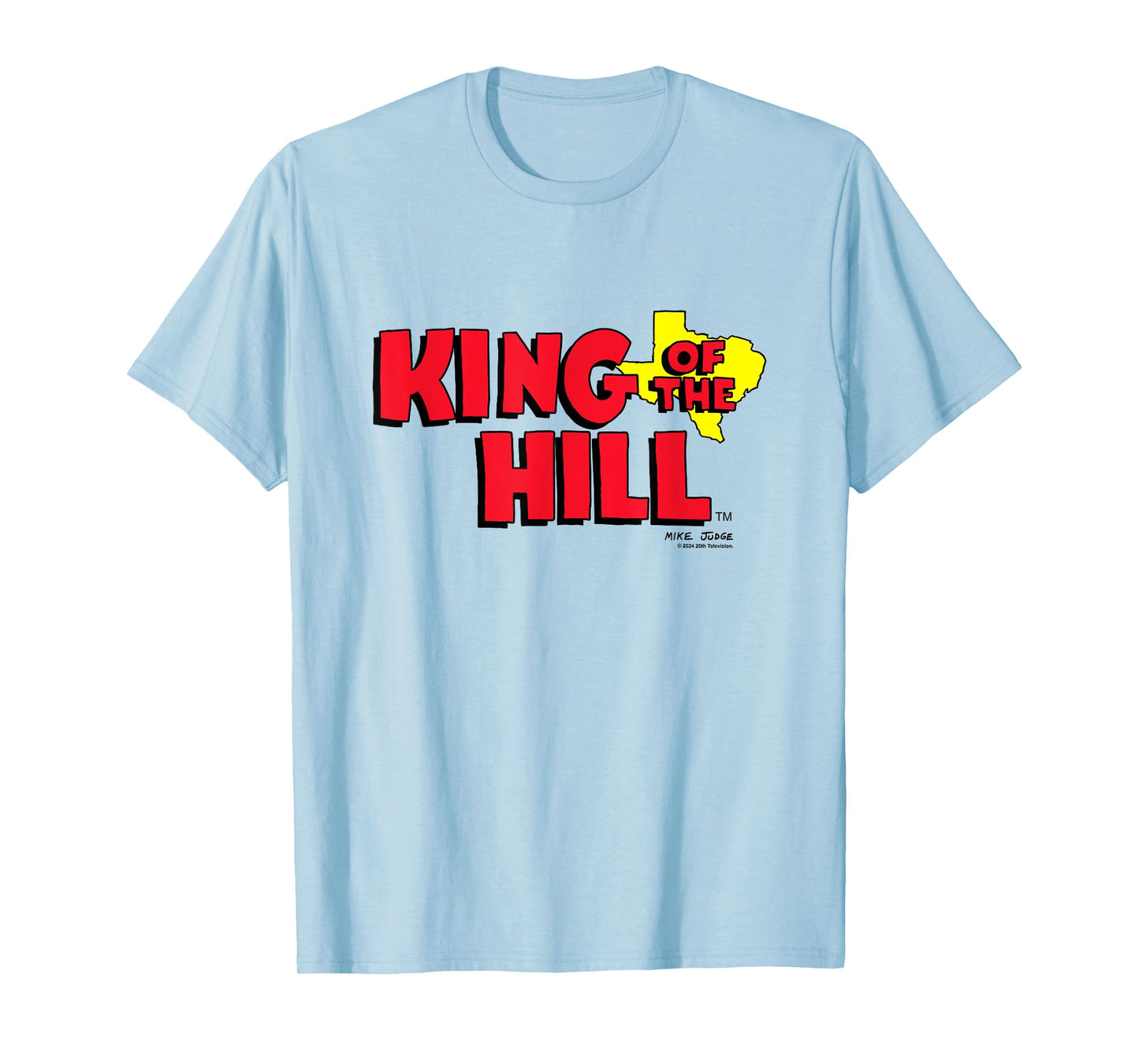King Of The Hill Iconic Classic Big Chest Text Logo T-Shirt
