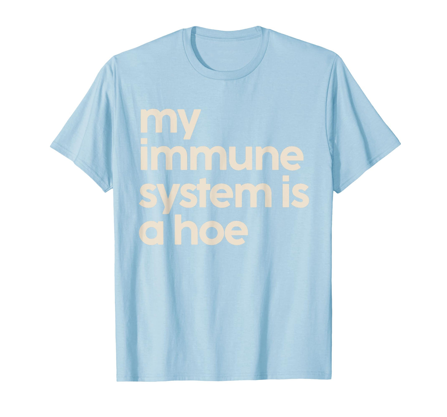 My Immune System Is A Hoe Multiple Sclerosis Awareness Retro T-Shirt