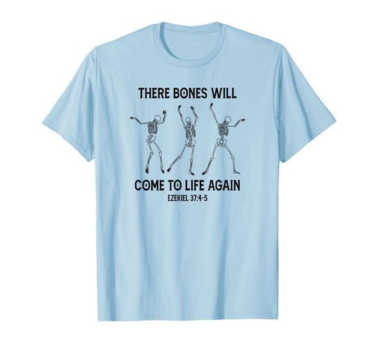 These Bones Will Come To Life Again, Retro Halloween T-Shirt