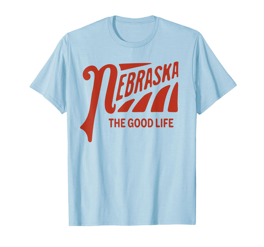 Nebraska The Good Life Graphic T-Shirt