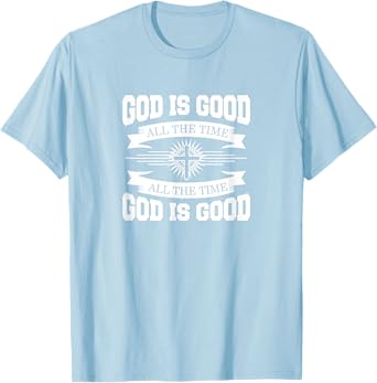 Follower of Jesus in training - God is good all the time Christian T-Shirt - Men's Blue Short Sleeve T-Shirt - Small