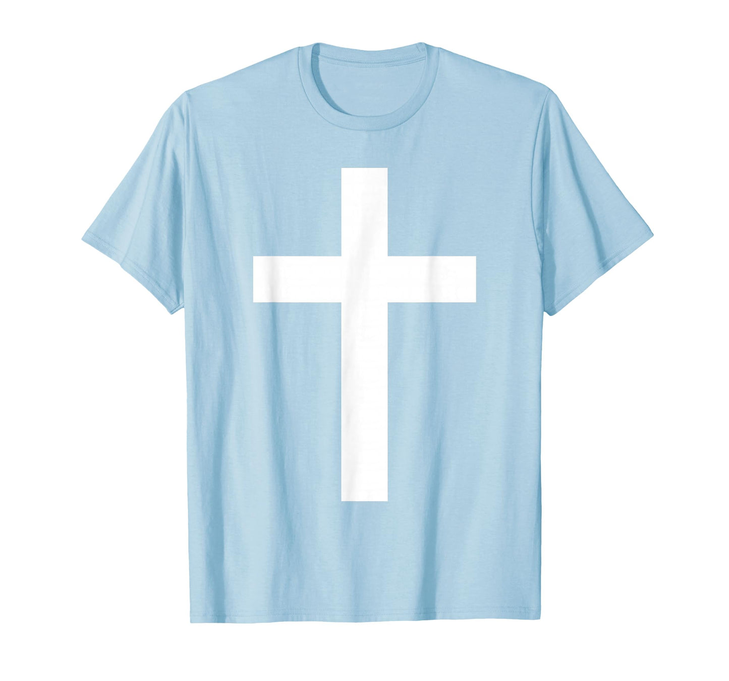 White Christian Jesus Cross Red T-Shirt