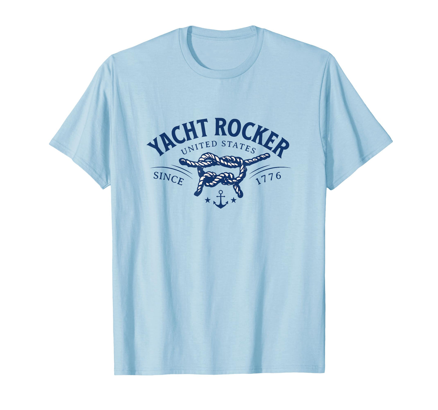 Yacht Rocker Anchor Nautical Cruise Lake Party Graphic T-Shirt