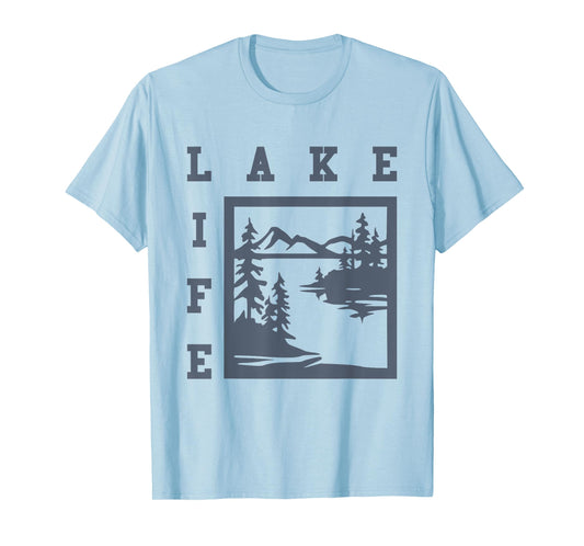 Lake Life Lake Shirt Lakehouse Vacation Boating Lake Bum T-Shirt