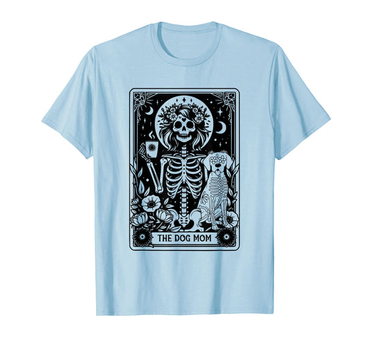The Dog Mom Tarot Card Witchy Vibe Dog Lover Gift For Mother T-Shirt