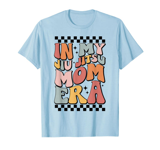 In My Jiu Jitsu Mom Era Retro Groovy Mama Mom Life Saying T-Shirt