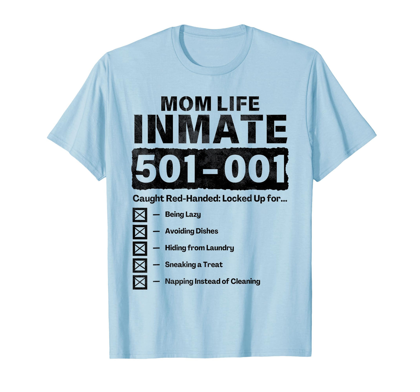 Mom Life Inmate Funny Matching Halloween Costume T-Shirt
