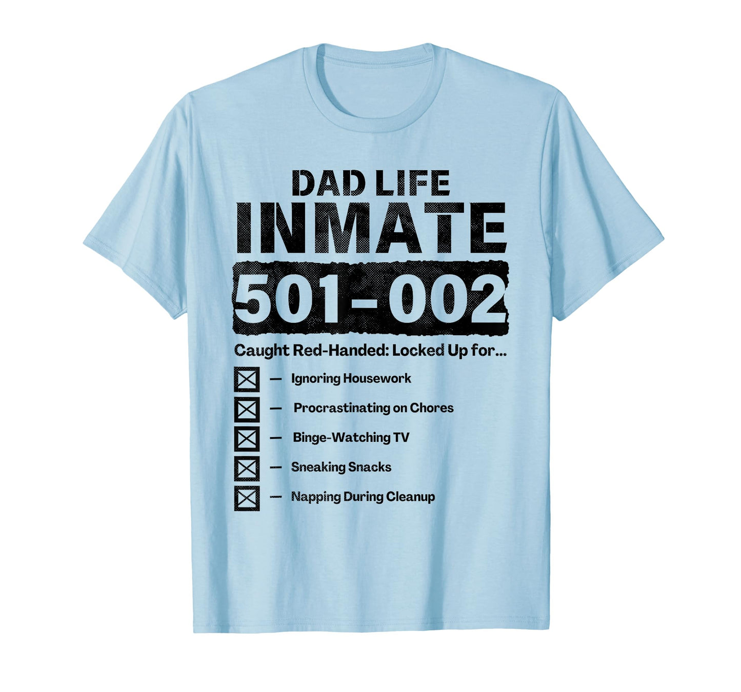 Dad Life Inmate Funny Matching Halloween Costume T-Shirt