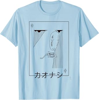 No face tea party funny anime japanese T-Shirt