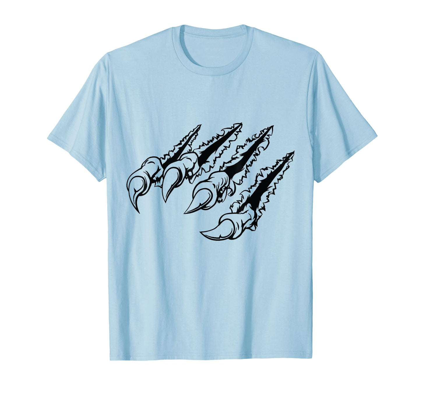 Tiger Cat Claw Mark Wild Animal Scratch Claw T-Shirt Men Tee T-Shirt