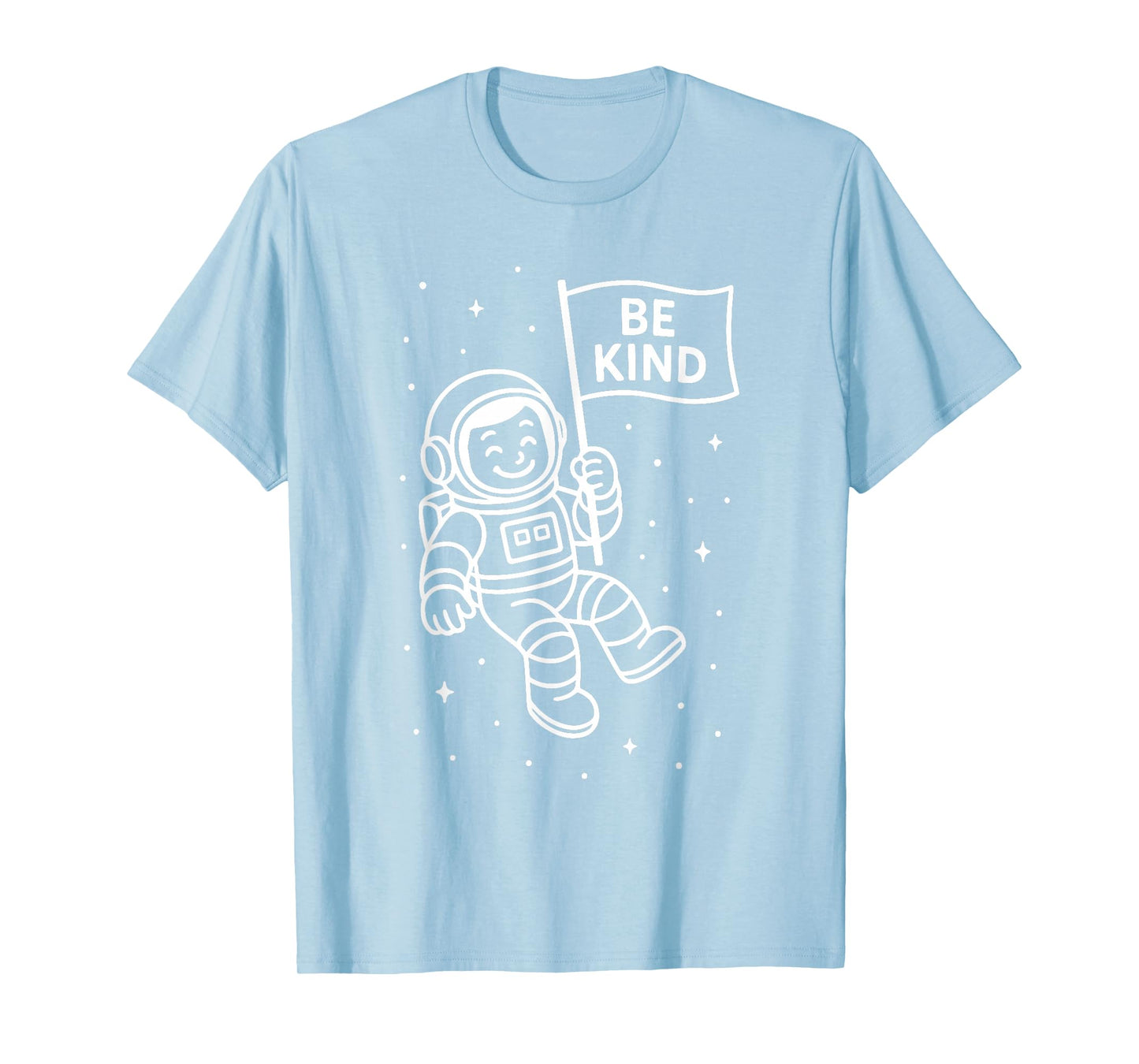 Funny Astronaut Be Kind Orange Unity Day End Bullying T-Shirt