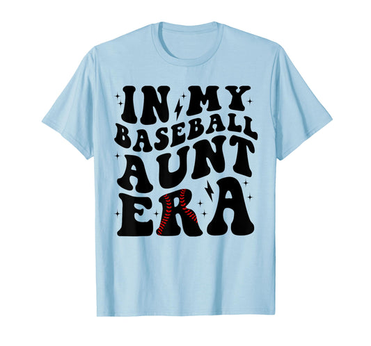 Groovy Vintage In My Baseball Aunt Era Baseball Aunt Auntie T-Shirt