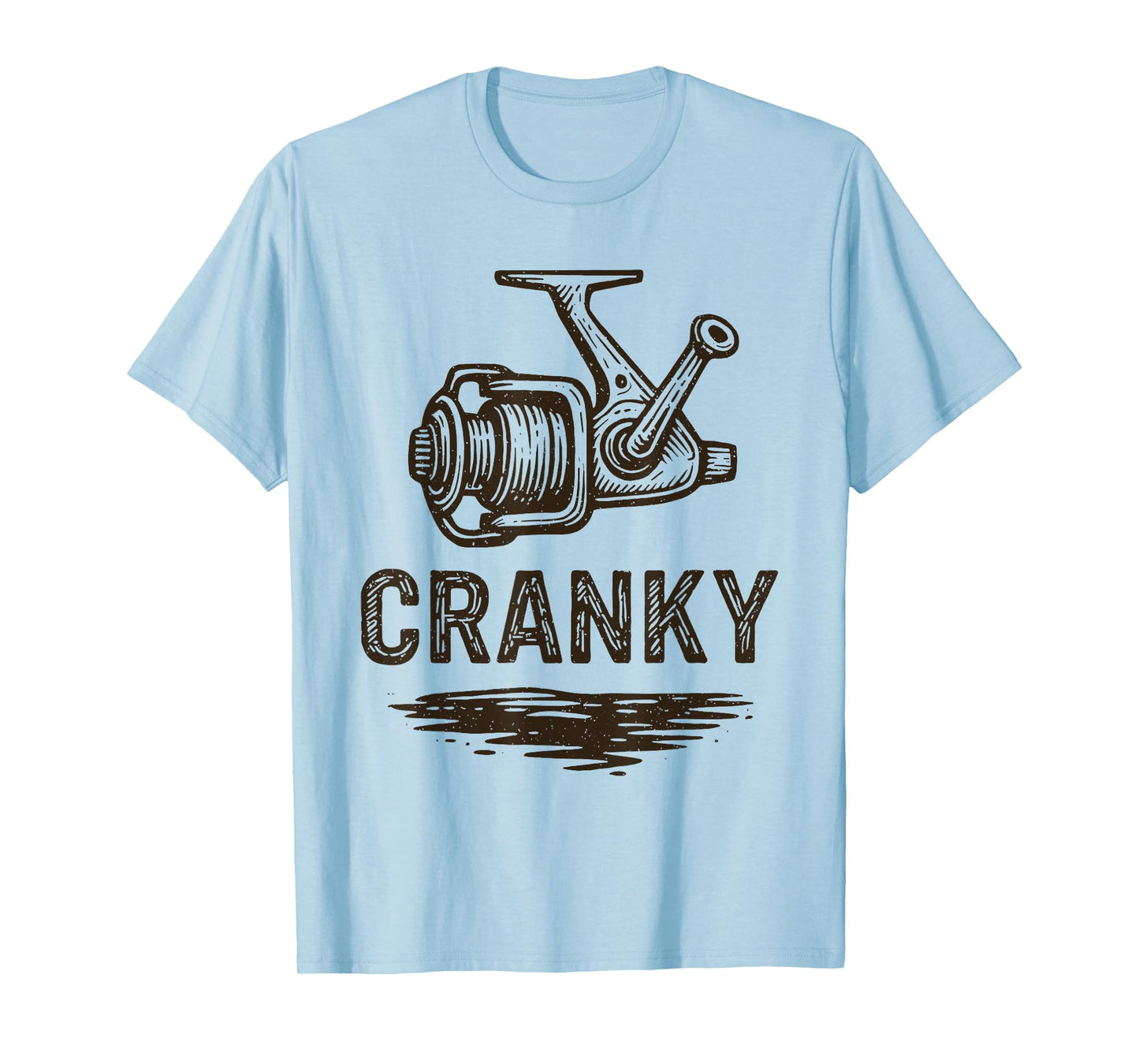 Cranky Funny Fishing Gifts Fishing Day T-Shirt