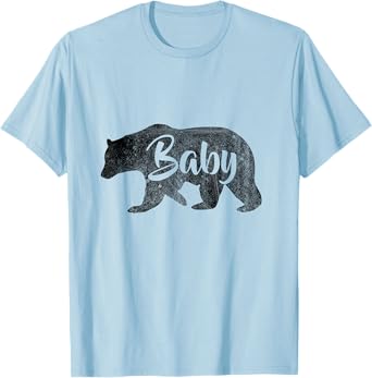 Baby Bear T-Shirt Cute Toddler Camping Tee T-Shirt