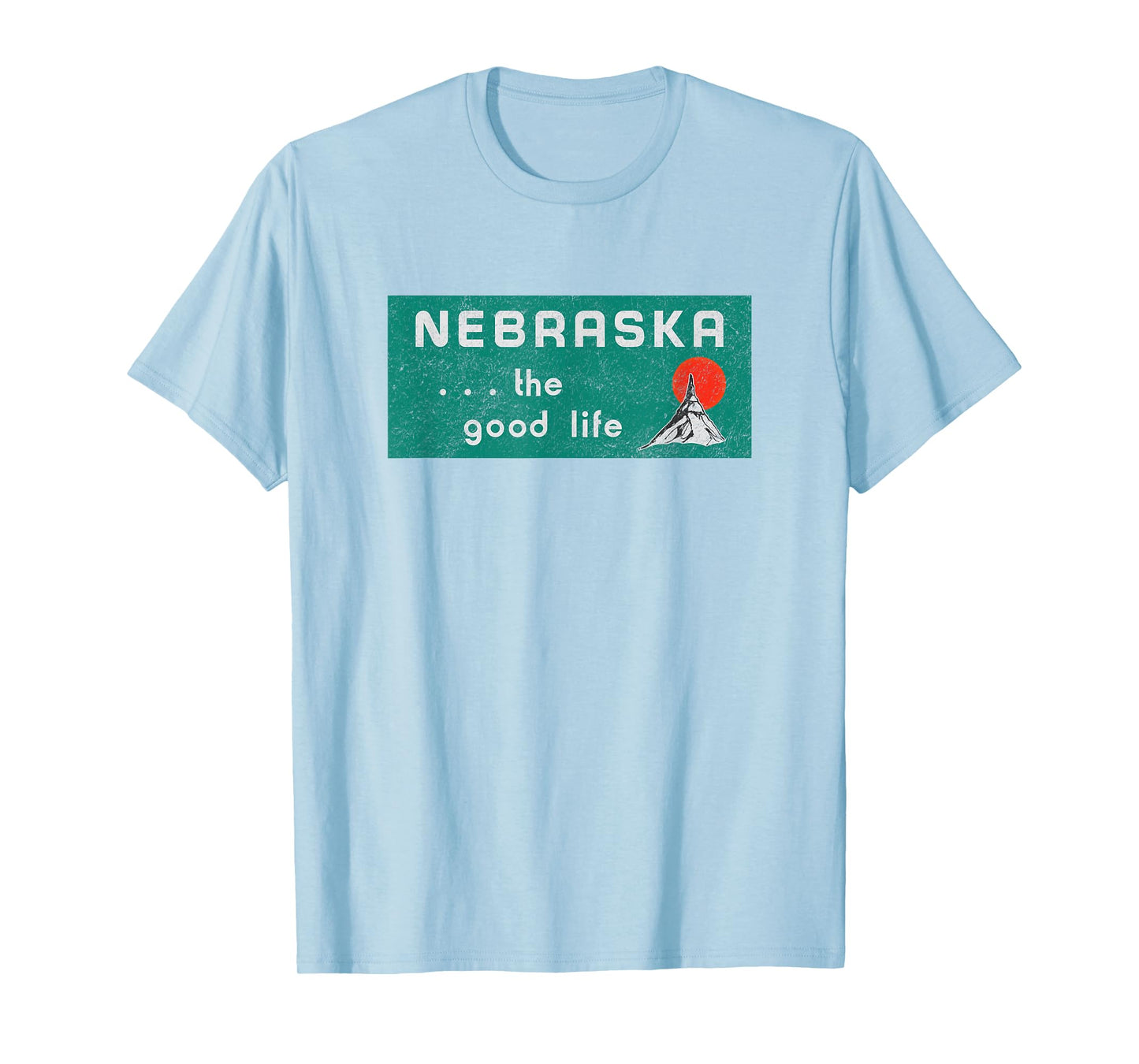 Nebraska The Good Life Vintage Distressed T-Shirt