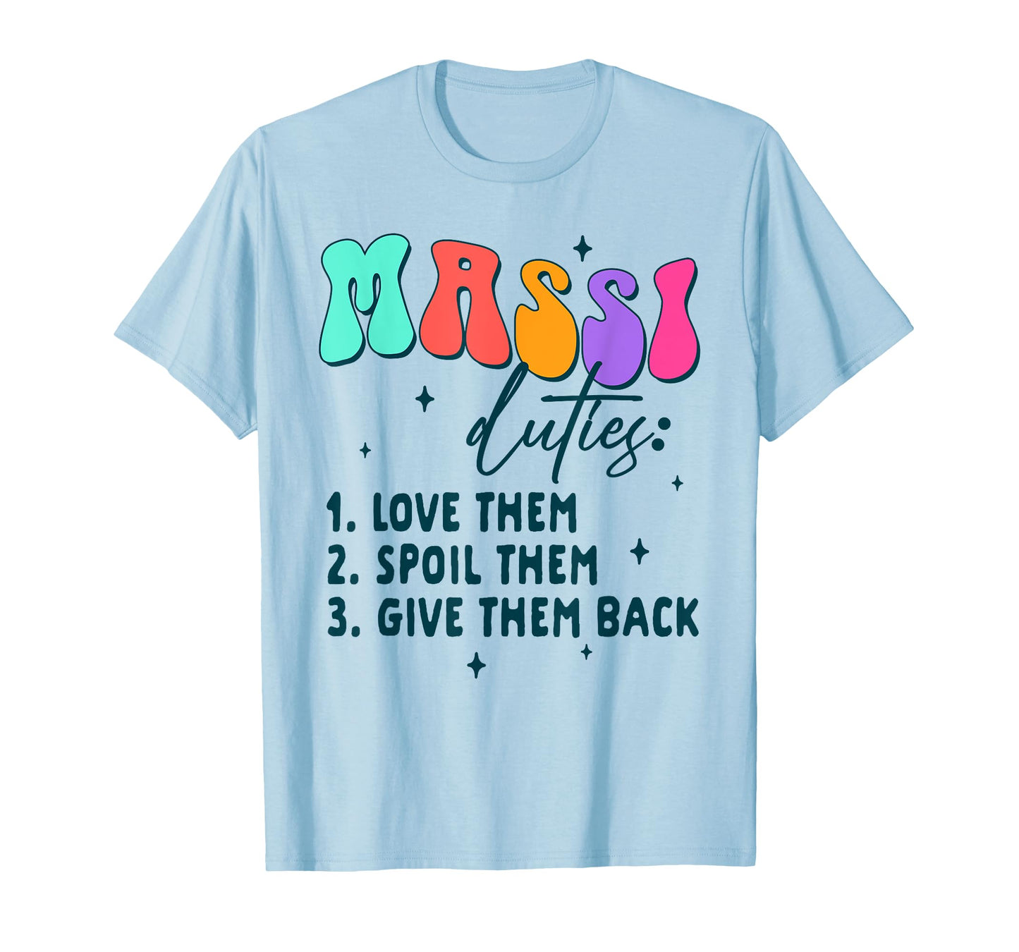 Indian Auntie Punjabi Desi Massi Duties Love Them Spoil Them T-Shirt