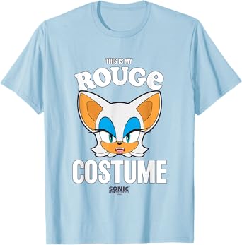 Sonic The Hedgehog Halloween This Is My Rouge Costume T-Shirt