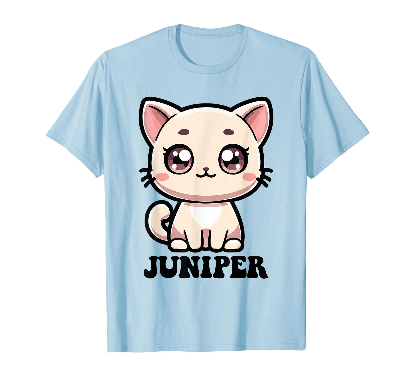Juniper Cute Kitty Cat Design for Girls Name Juniper T-Shirt