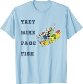 Trey Mike Page Fish Hot Dog T-Shirt T-Shirt