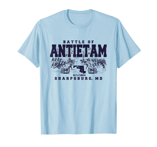 Civil War History The Battle Of Antietam Sharpsburg MD 1864 T-Shirt