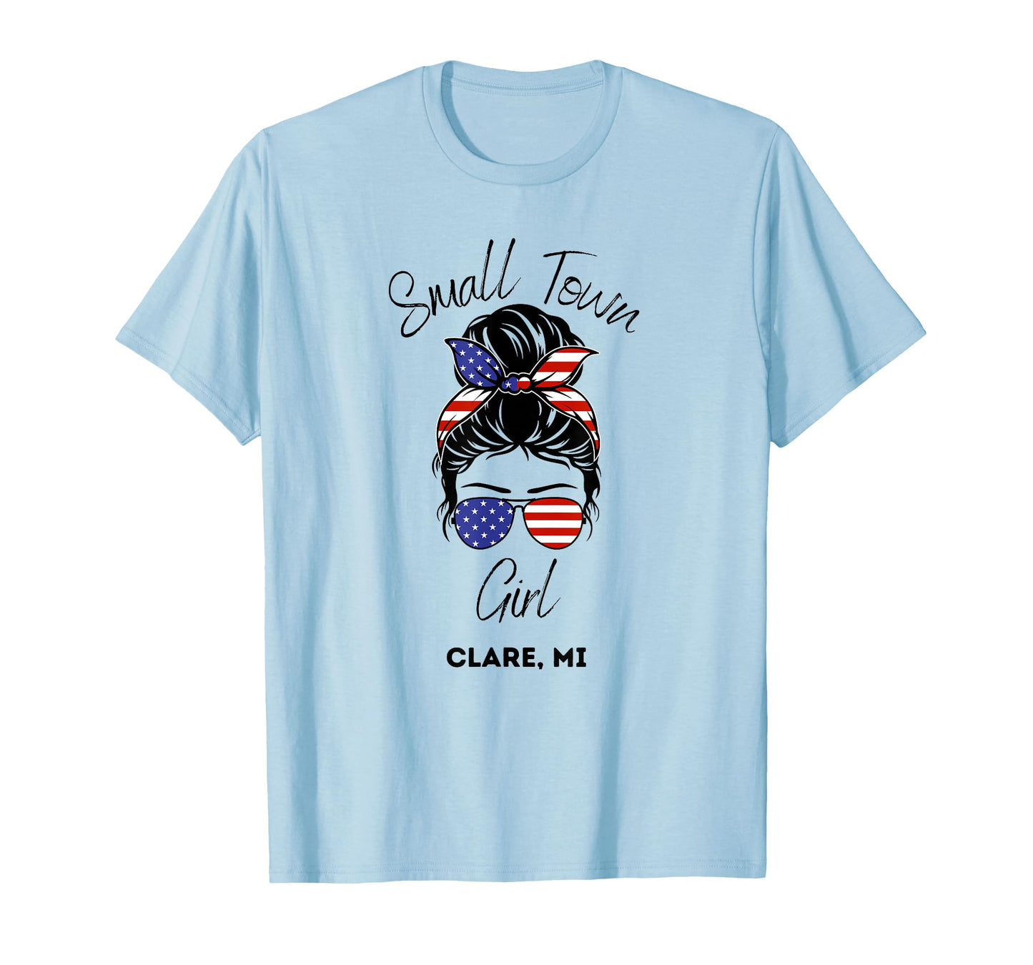 Fife Life Clare Michigan MI Girl Up North T-Shirt