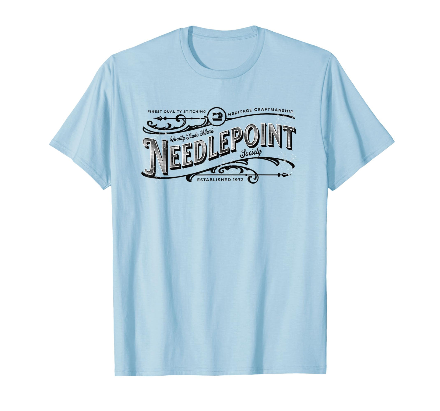 Needlepoint Vintage Style T-Shirt