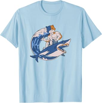 Fortnite Meowcles Shark Surf T-Shirt