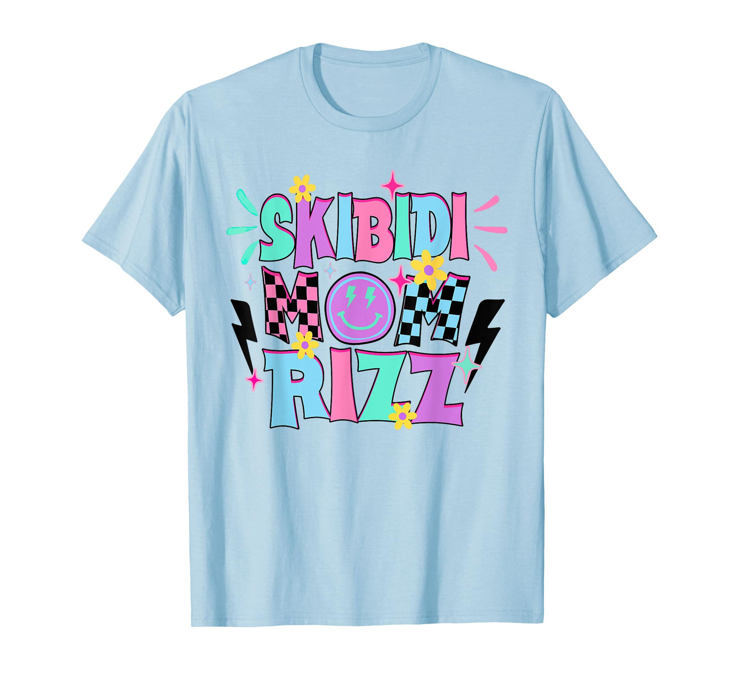 Skibidi Mom Rizz Mother's Day Middle School Mom Women T-Shirt
