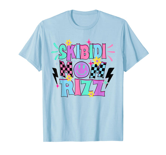Skibidi Mom Rizz Mother's Day Middle School Mom Women T-Shirt