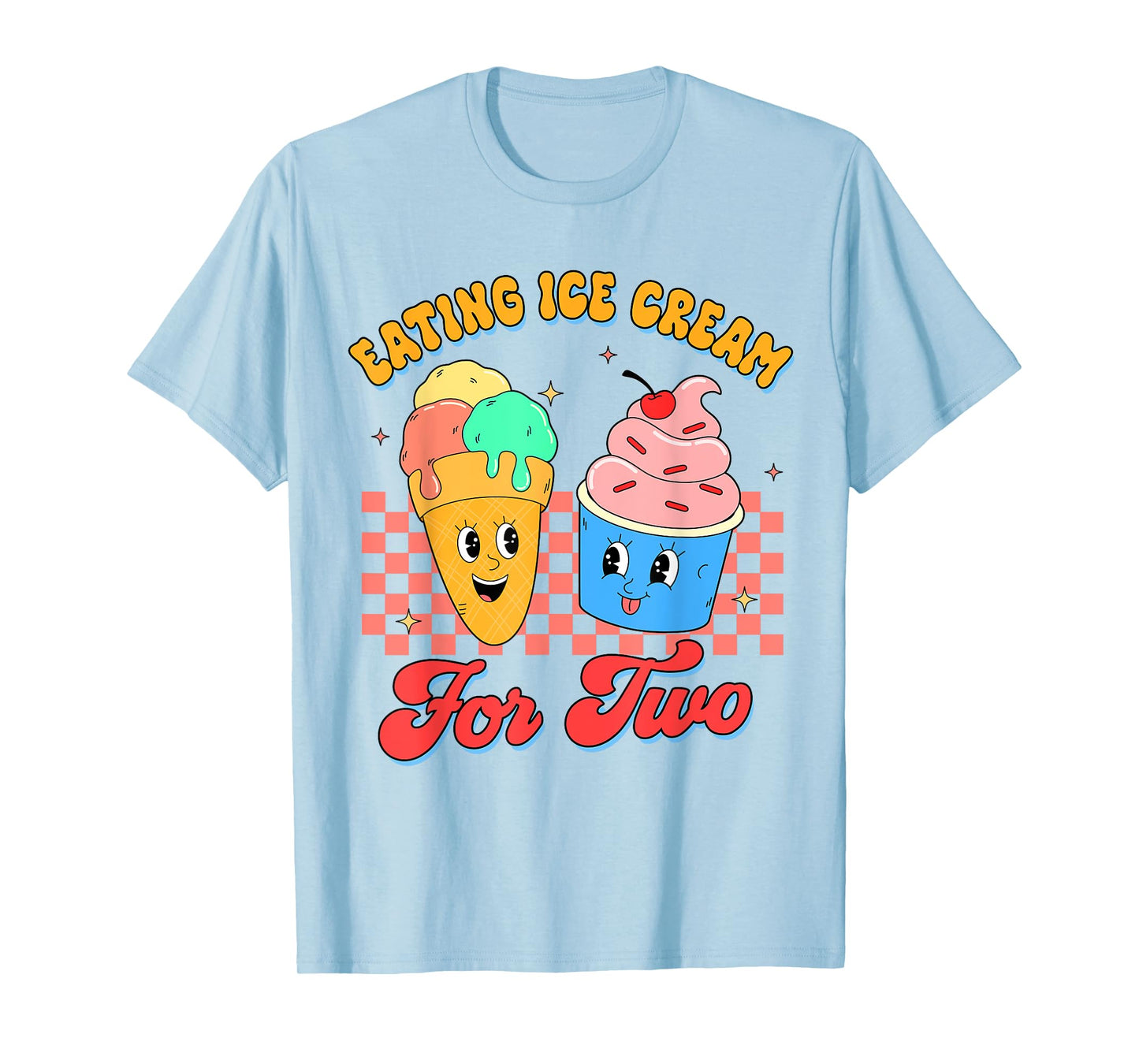 Pregnancy Announcement Mommy To Be Eating Ice Cream For Two T-Shirt