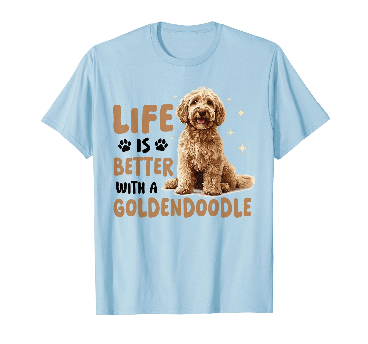Goldendoodle Dog Breed Life is Better with a Goldendoodle Men Women Girls Kids T-Shirt