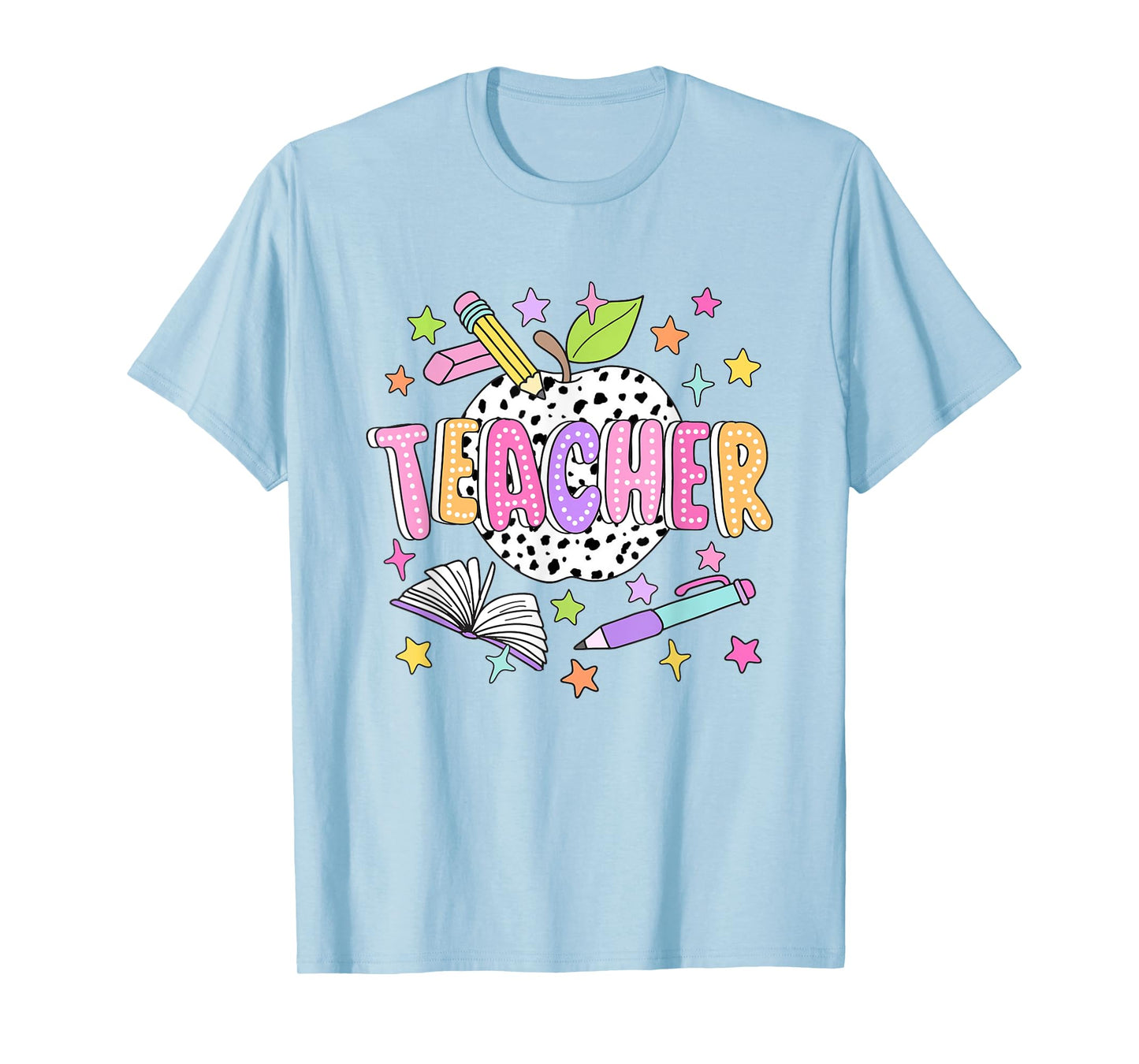 Dalmatian Apple Teacher Appreciation Back to School Women T-Shirt
