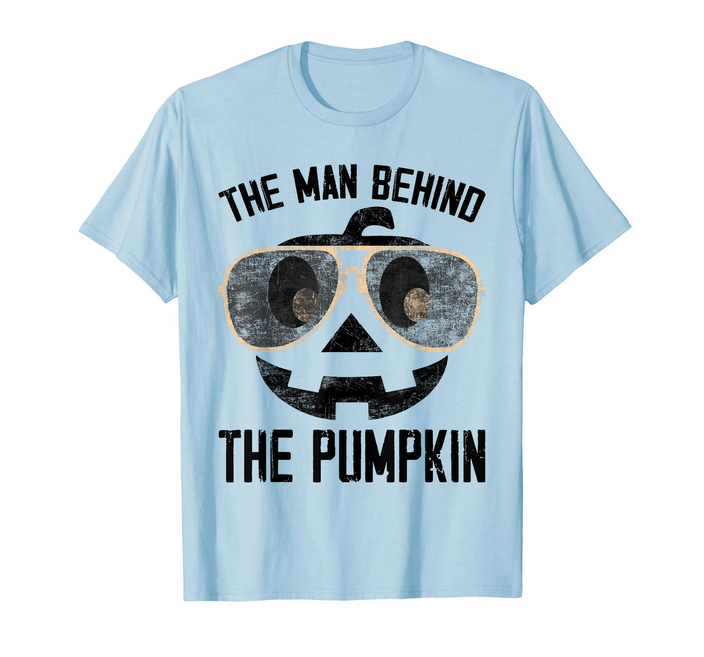 The Man Behind The Pumpkin New Baby Shower Dad Halloween T-Shirt