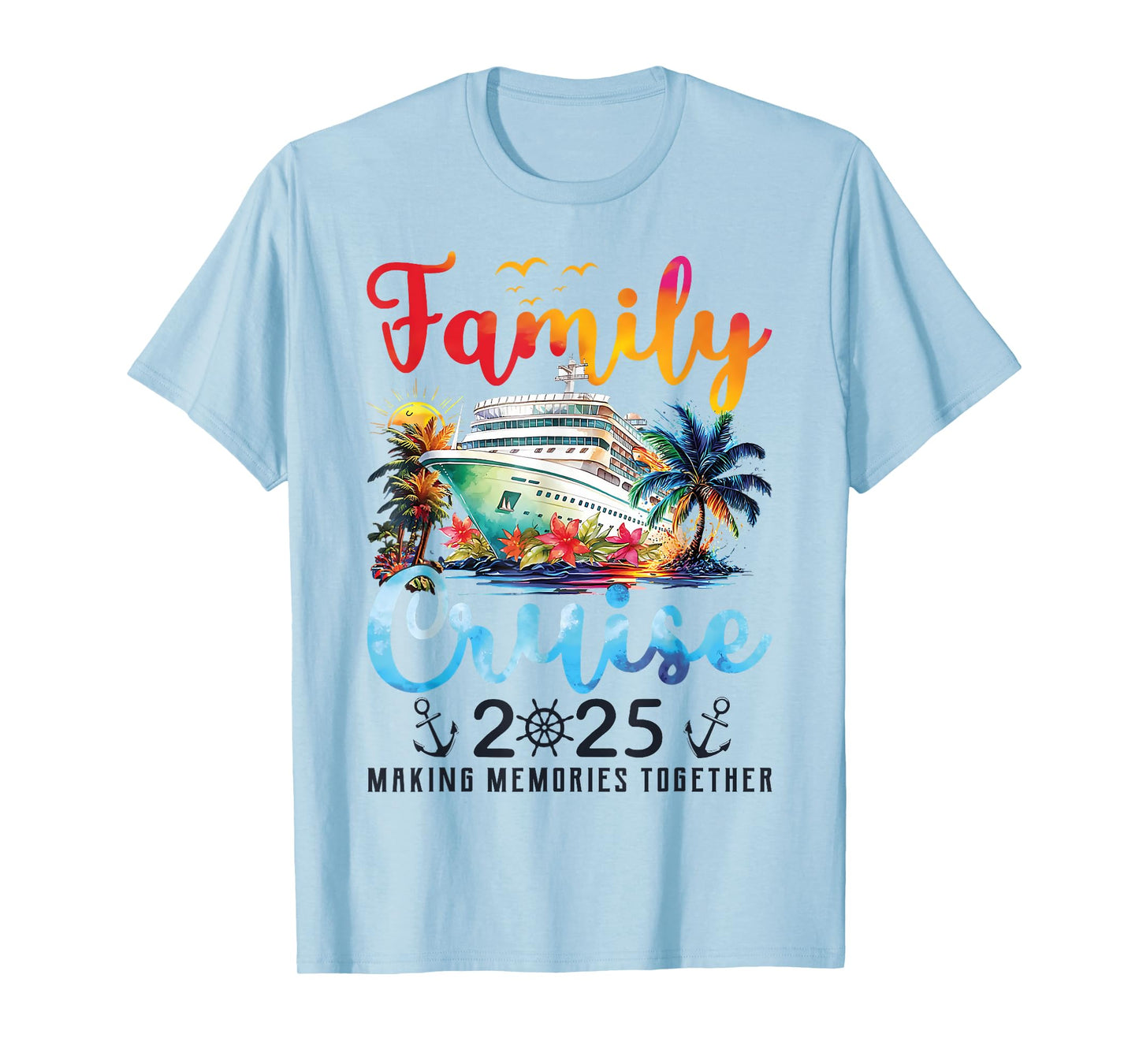 Cruise Squad 2025 Family Group Matching Summer Vacation T-Shirt