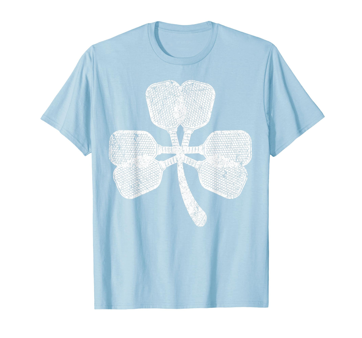 Funny Pickleball Sticks As Shamrock Clover St. Patrick's Day T-Shirt