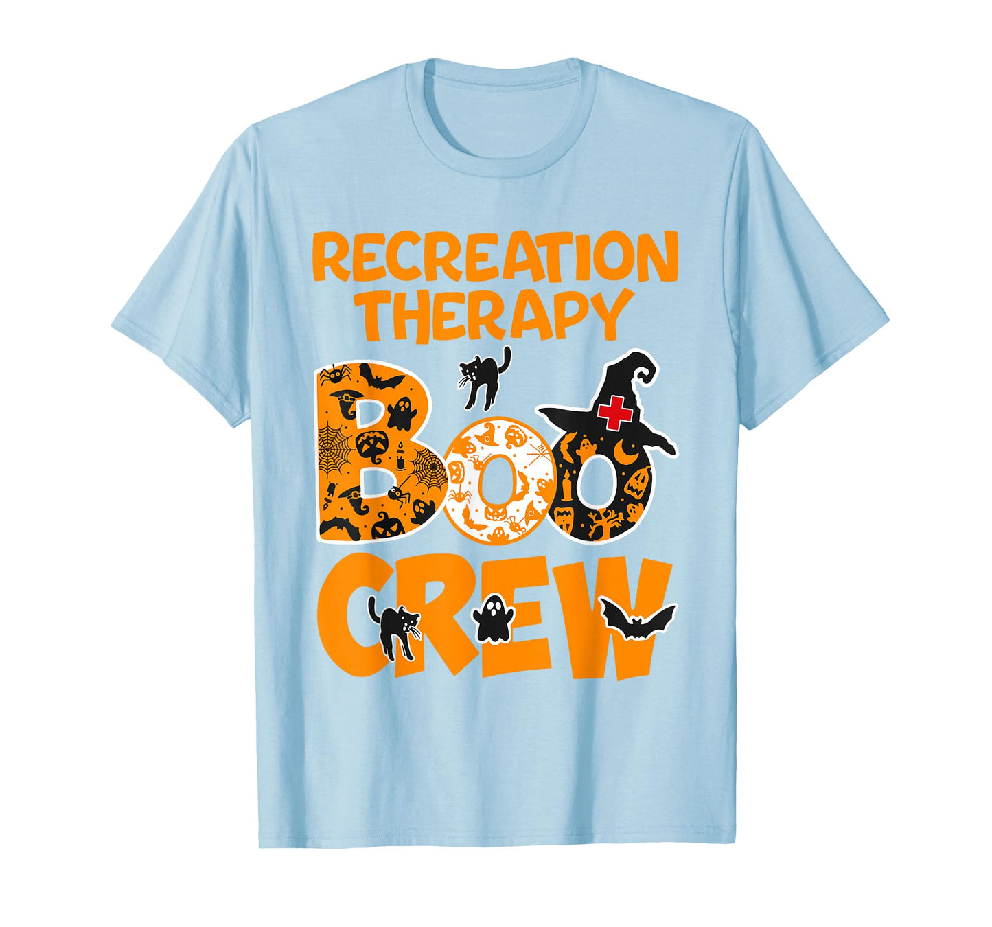 Recreation Therapy Boo Crew Recreational Therapist Halloween T-Shirt