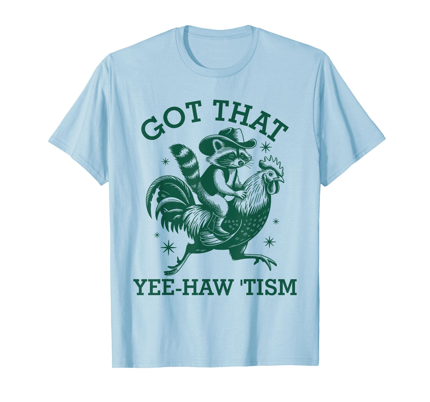 Got That-Yee Haw 'Tism Raccoon Cowboy Western Rodeo Vintage T-Shirt