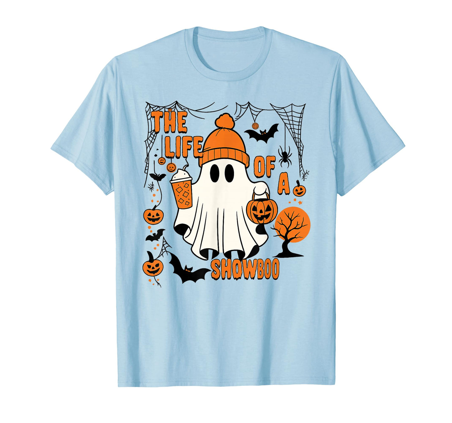 The Life of a showboo Halloween Costume Bow Boo Girls Tee T-Shirt