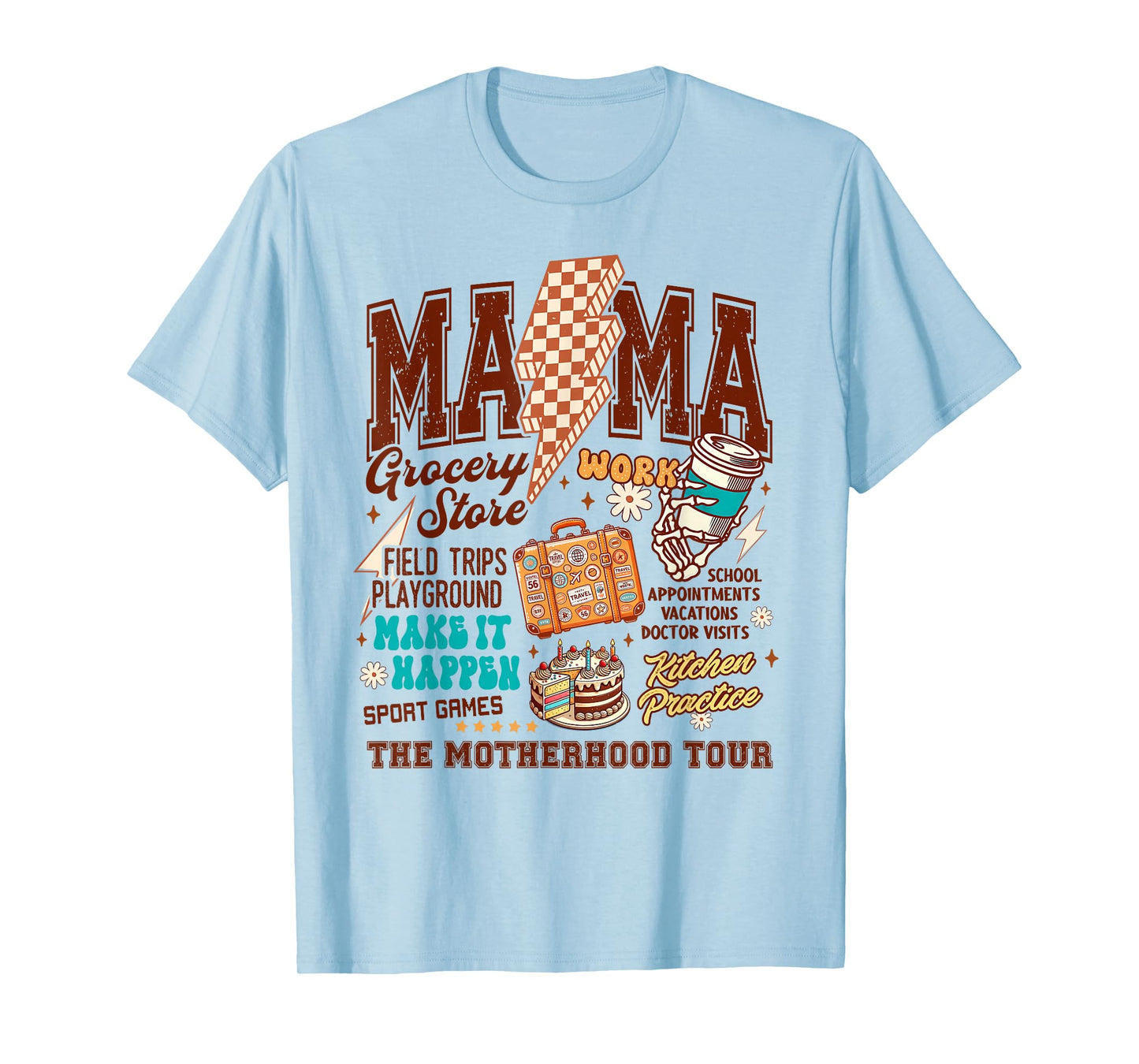 Mom Life Mother’s Day Coffee Lover Mama The Motherhood Tour T-Shirt