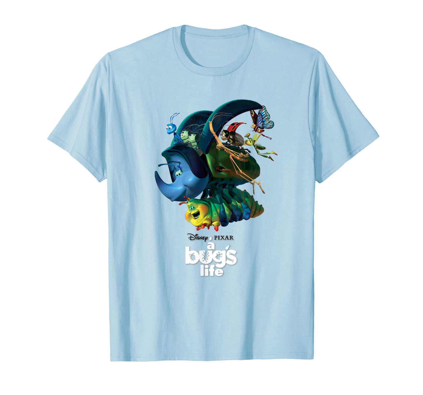 Disney Pixar A Bug's Life Iconic Characters Group Shot Logo T-Shirt