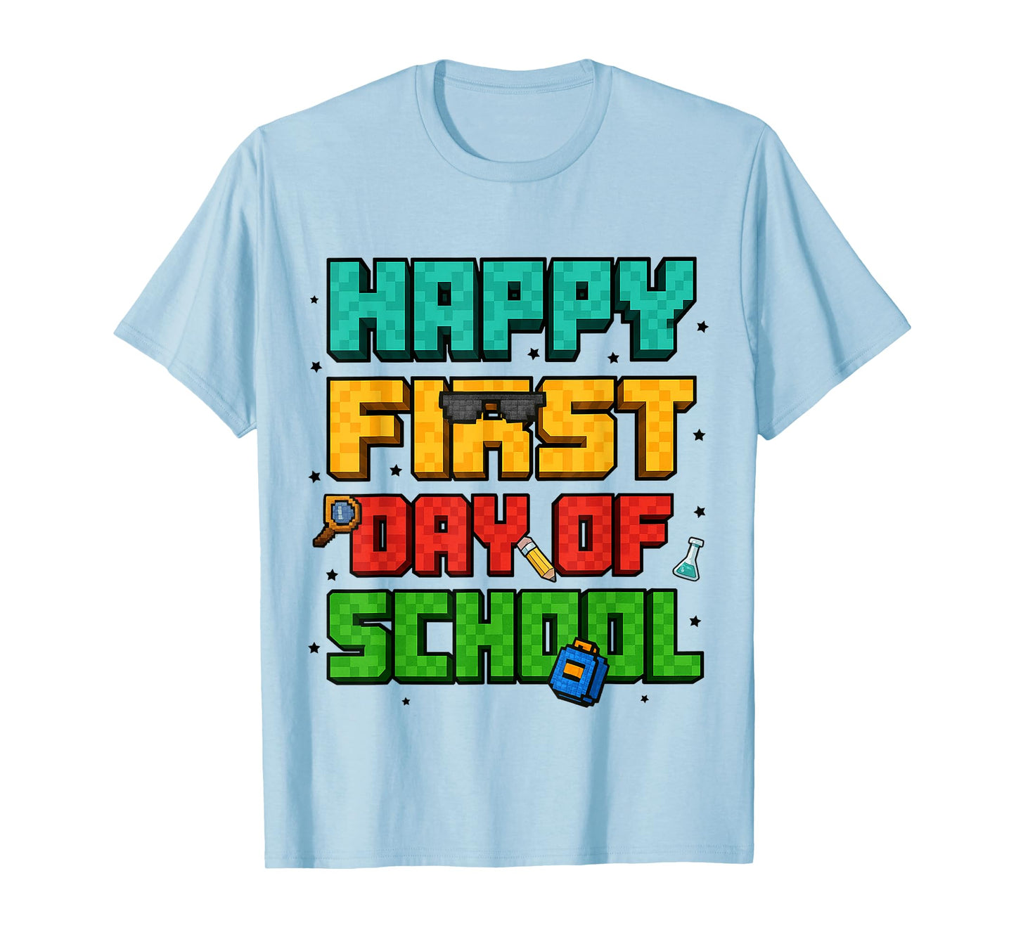 Happy First Day of School Preschool Kindergarten Boys Kids T-Shirt
