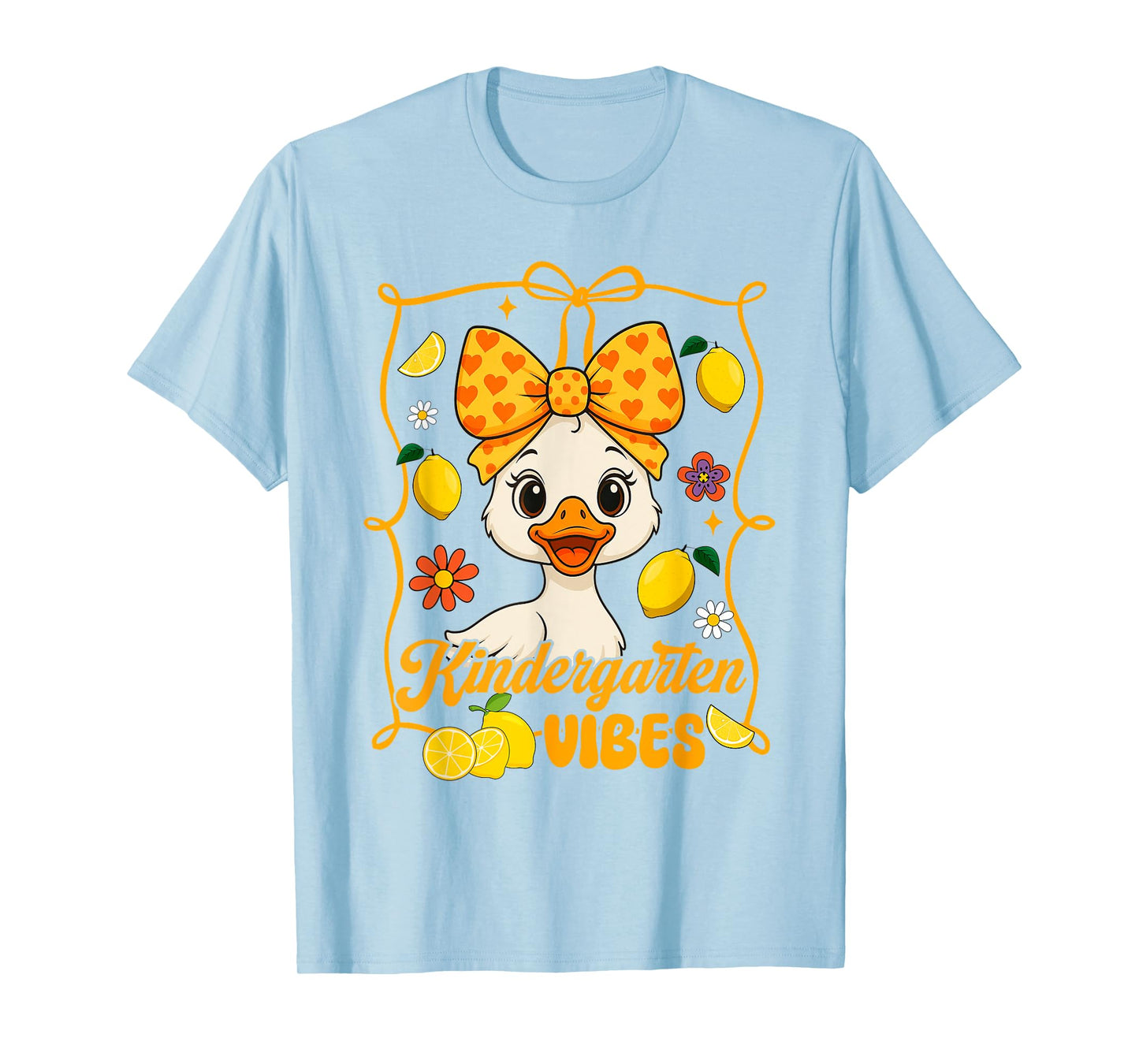 Kindergarten Vibes Kindergarten Teacher Duck Back to School T-Shirt
