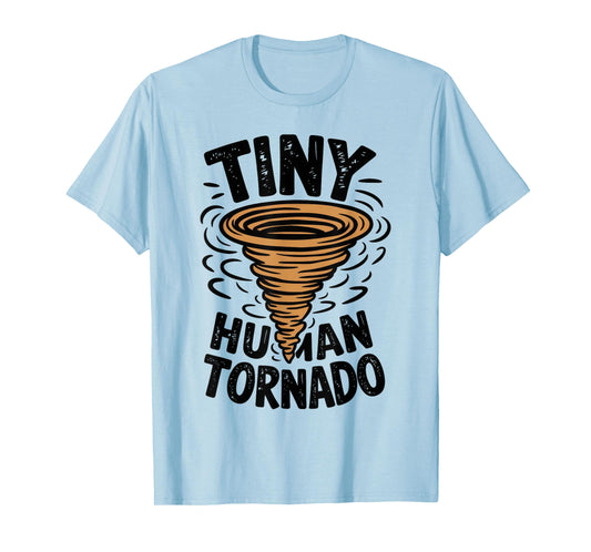 Funny Toddler Kids Boys Tiny Tornado Parents T-Shirt