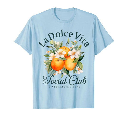 Italy La Dolce Vita Social Club Italian Summer T-Shirt