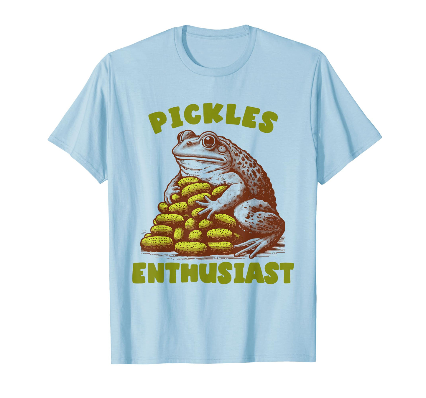 Pickle Lover Funny Frog Pickle Queen Pickles Enthusiast T-Shirt
